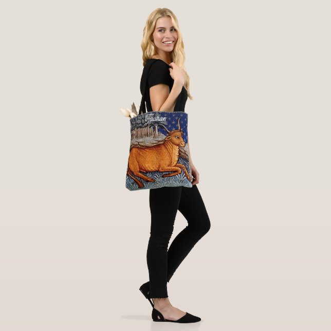 Tote Bag Symbole Taurus Zodiac Bull fête d'anniversaire (Sur le modèle)