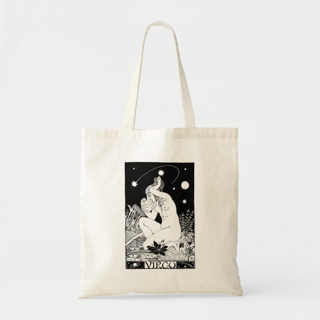 Tote Bag Symbole Virgo Zodiac (Devant)