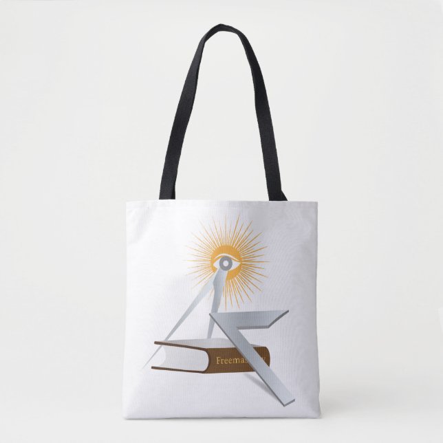 Tote Bag Symboles de franc-maçonnerie (Devant)