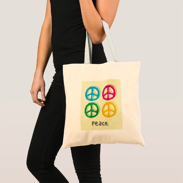Tote Bag Symboles de paix (Créateur téléchargé)