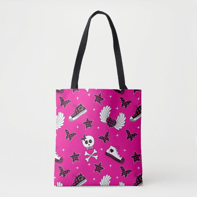 Tote Bag Symboles d'Emo (Devant)