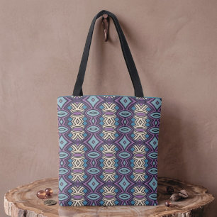 Tote Bag Symétrie diamant et ovale