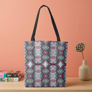 Tote Bag Symétrie diamant et ovale