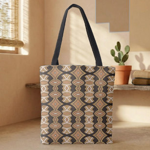 Tote Bag Symétrie diamant et ovale chic