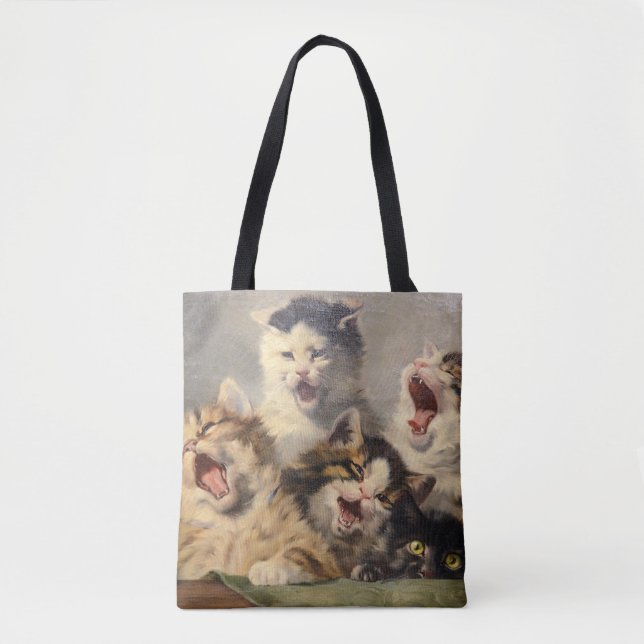 Tote Bag Symphonie de Kitten par Julius Adam II (Devant)
