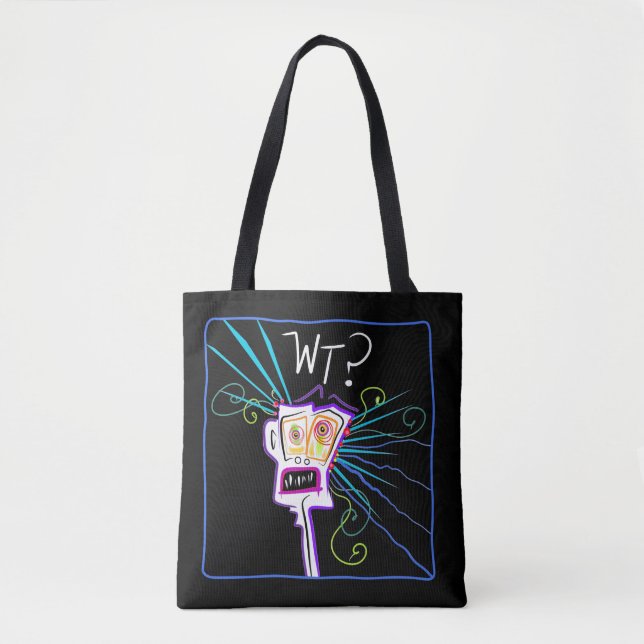 Tote Bag T.N.-O. ? QUEL ? ? EMOJI Meemogie (Devant)
