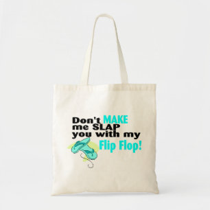 Tote Bag T ne m'incitent pas à vous gifler avec ma bascule