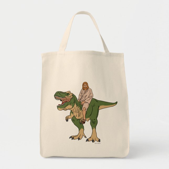 Tote Bag T-Rex de Jésus (Devant)