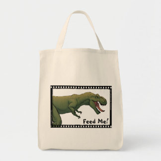 Tote Bag T-Rex Dinosaur Tyrannosaurus Me Nourrir !