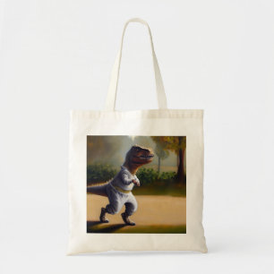 Tote Bag T Rex Jogging