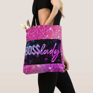 Tote Bag T-Shirt Boss Lady Imprimé Intégralement