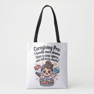 Tote Bag T-shirt comédie dramatique pour professionnel de l