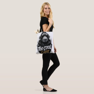 Tote Bag T-shirt Cool Monkey avec Lunettes de Soleil | Trop