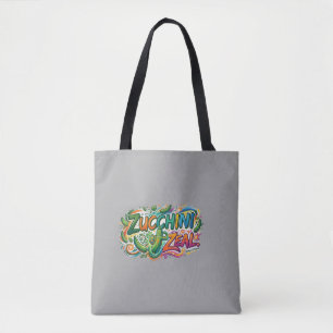 Tote Bag T-Shirt Graphique Amusant Courgette - Zèle de Cour