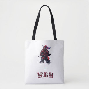 Tote Bag T-shirt graphique artistique Samouraï Guerrier – t
