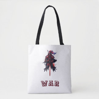 Tote Bag T-shirt graphique artistique Samouraï Guerrier – t