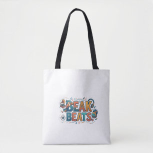 Tote Bag T-Shirt Graphique Beak Beats – Musique d'Oiseaux A