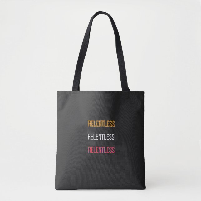 Tote Bag T-Shirt Relentless (Devant)