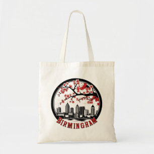 Tote Bag T-shirt Skyline Birmingham City Alabama