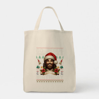 Tote Bag T-shirt tricoté démodé pour l'anniversaire de Jésu