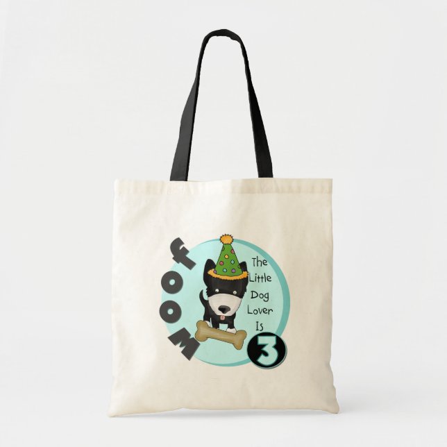 Tote Bag T-shirts et cadeaux Amoureux de les chiens 3e anni (Devant)