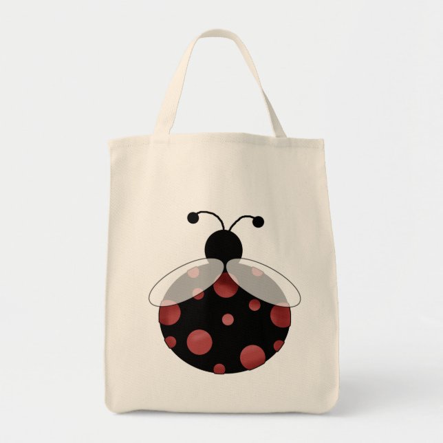 Tote Bag T-shirts et cadeaux chanceux de coccinelle (Devant)