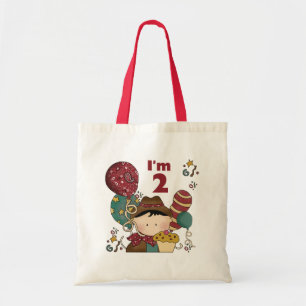 Tote Bag T-shirts et cadeaux Cowboy 2e anniversaire
