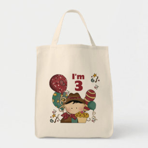 Tote Bag T-shirts et cadeaux Cowboy 3e anniversaire