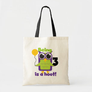 Tote Bag T-shirts et cadeaux d'anniversaire de Hoot Owl 3e
