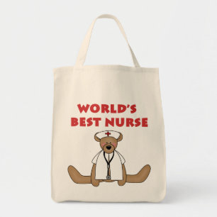 Tote Bag T-shirts et cadeaux de Bear World's Best Nurse