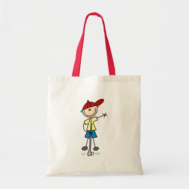 Tote Bag T-shirts et cadeaux de golfeur de garçon (Devant)