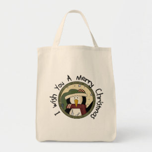 Tote Bag T-shirts et cadeaux de Joyeux Noël de pingouin