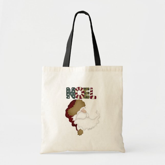 Tote Bag T-shirts et cadeaux de Noël père Noël (Devant)
