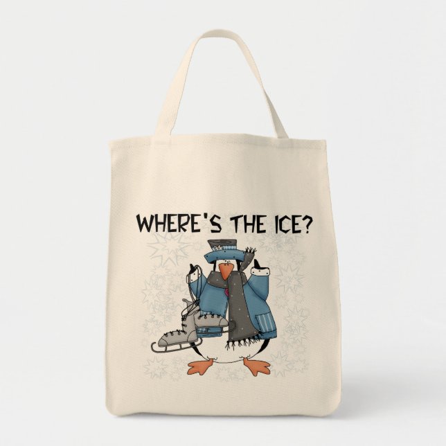 Tote Bag T-shirts et cadeaux de patinage de glace de (Devant)