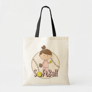 Tote Bag T-shirts et cadeaux du base-ball de filles