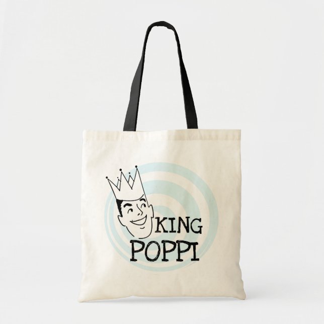 Tote Bag T-shirts et cadeaux King Poppi (Devant)