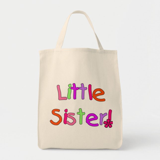 Tote Bag T-shirts et cadeaux Little Sister (Devant)