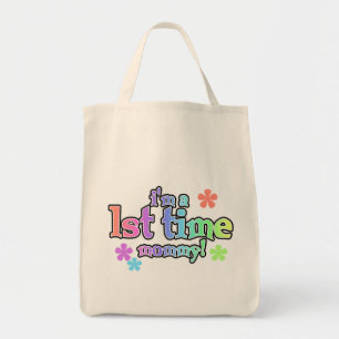 Tote Bag T-shirts et cadeaux Mommy-Rainbow 1st Time