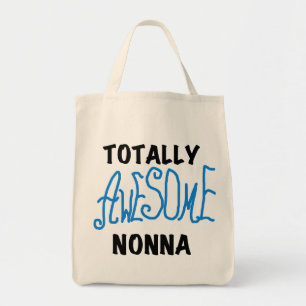 Tote Bag T-shirts et cadeaux Nonna Blue totalement géniaux