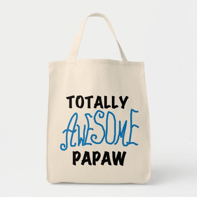 Tote Bag T-shirts et cadeaux Papaw absolument géniaux (Devant)