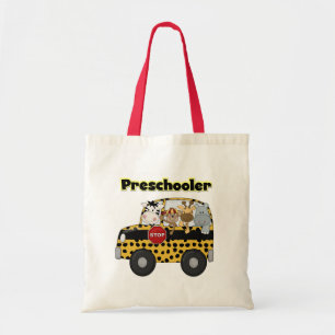 Tote Bag T-shirts et cadeaux préscolaires d'animaux de zoo