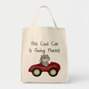Tote Bag T-shirts et cadeaux rouges allants de voiture d'en