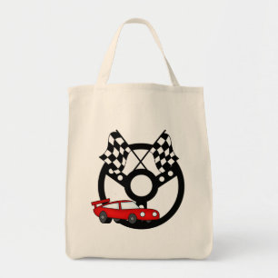 Tote Bag T-shirts et cadeaux rouges de voiture de course
