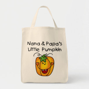 Tote Bag T-shirts Nana et Papa's Little Citrouille