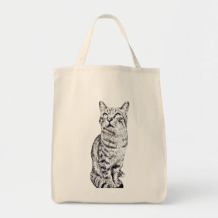 Tote Bag tabby, chat