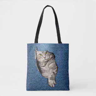 Tote Bag Tabby domestique - chaton