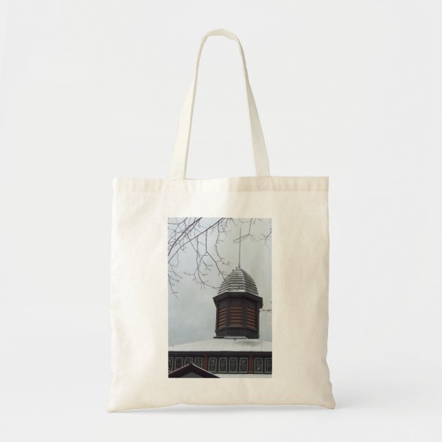 Tote Bag Tabernacle Cross in Snow - Martha's Vineyard (Devant)