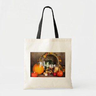 Tote Bag Table Bountiful Harvest