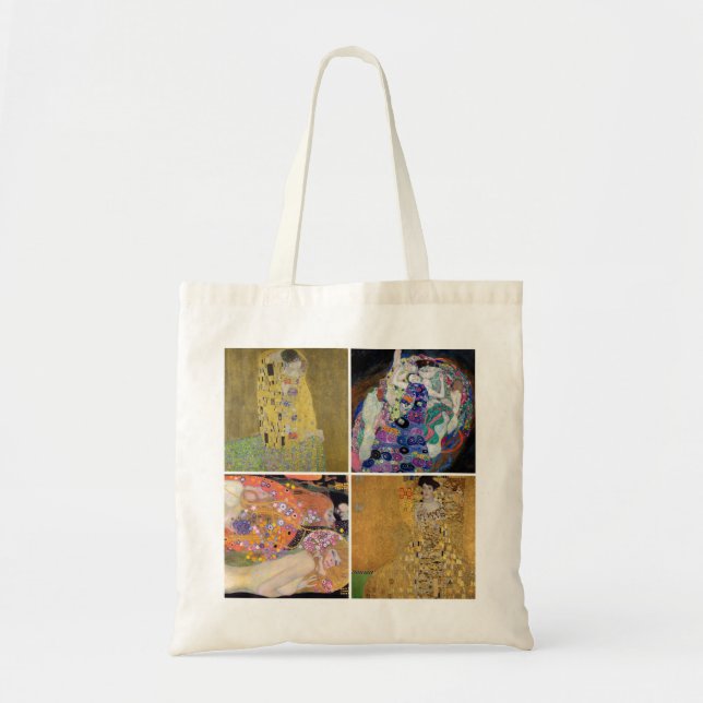Tote Bag Tableaux de Klimt (Devant)