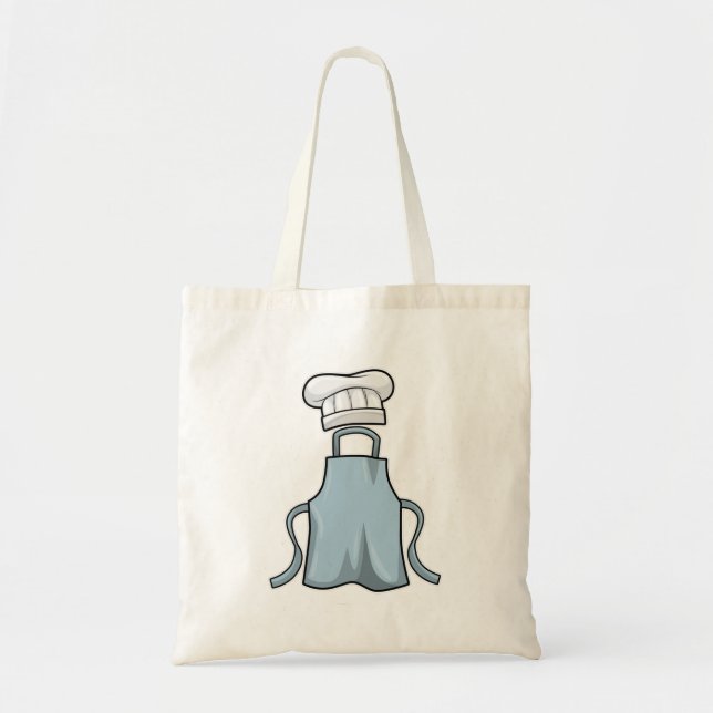 Tote Bag tablier de cuisine et casquette de Cuisine (Devant)